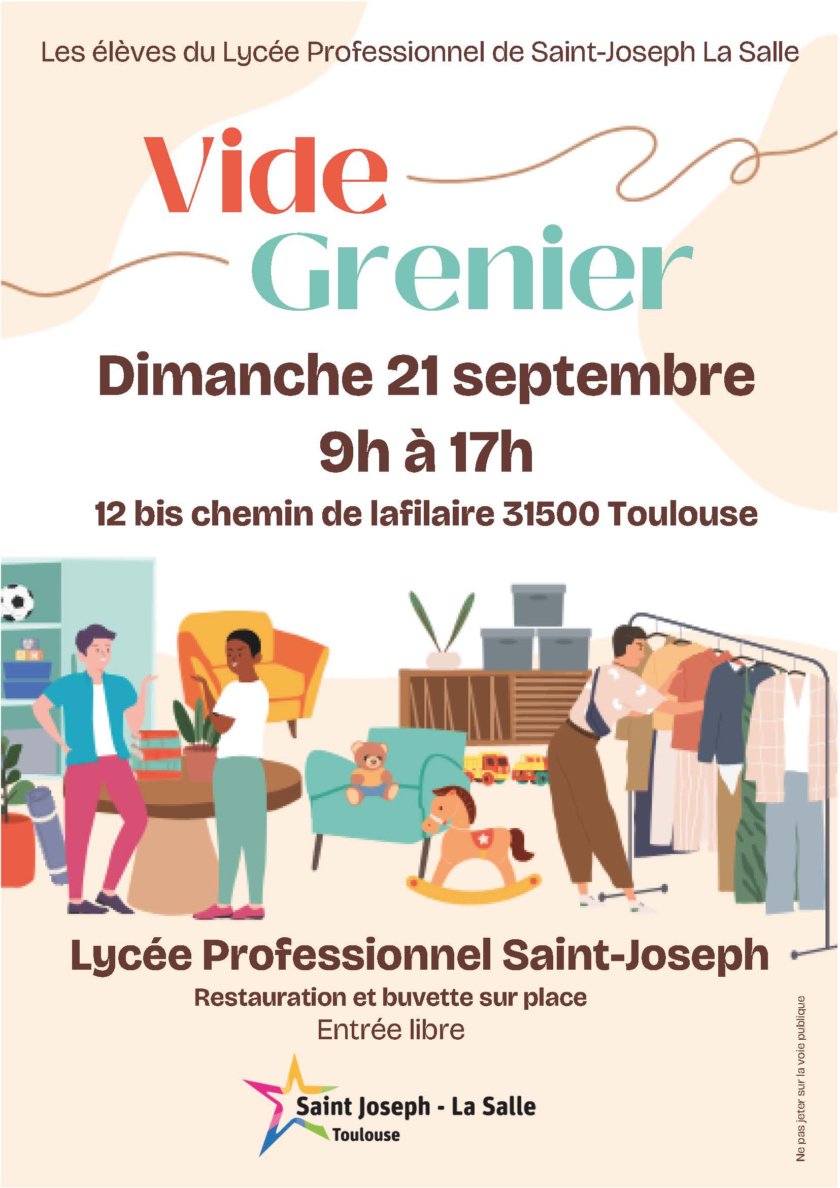 Vide grenier à Saint Joseph !
